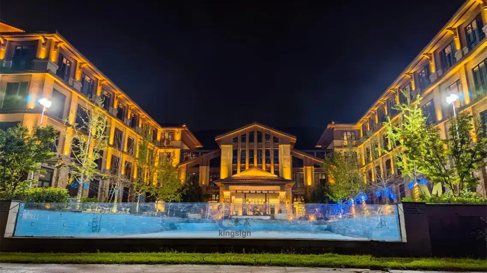 சொகுசு நீச்சல் குளம் சாளரத்திற்கான அக்ரிலிக் பேனல்