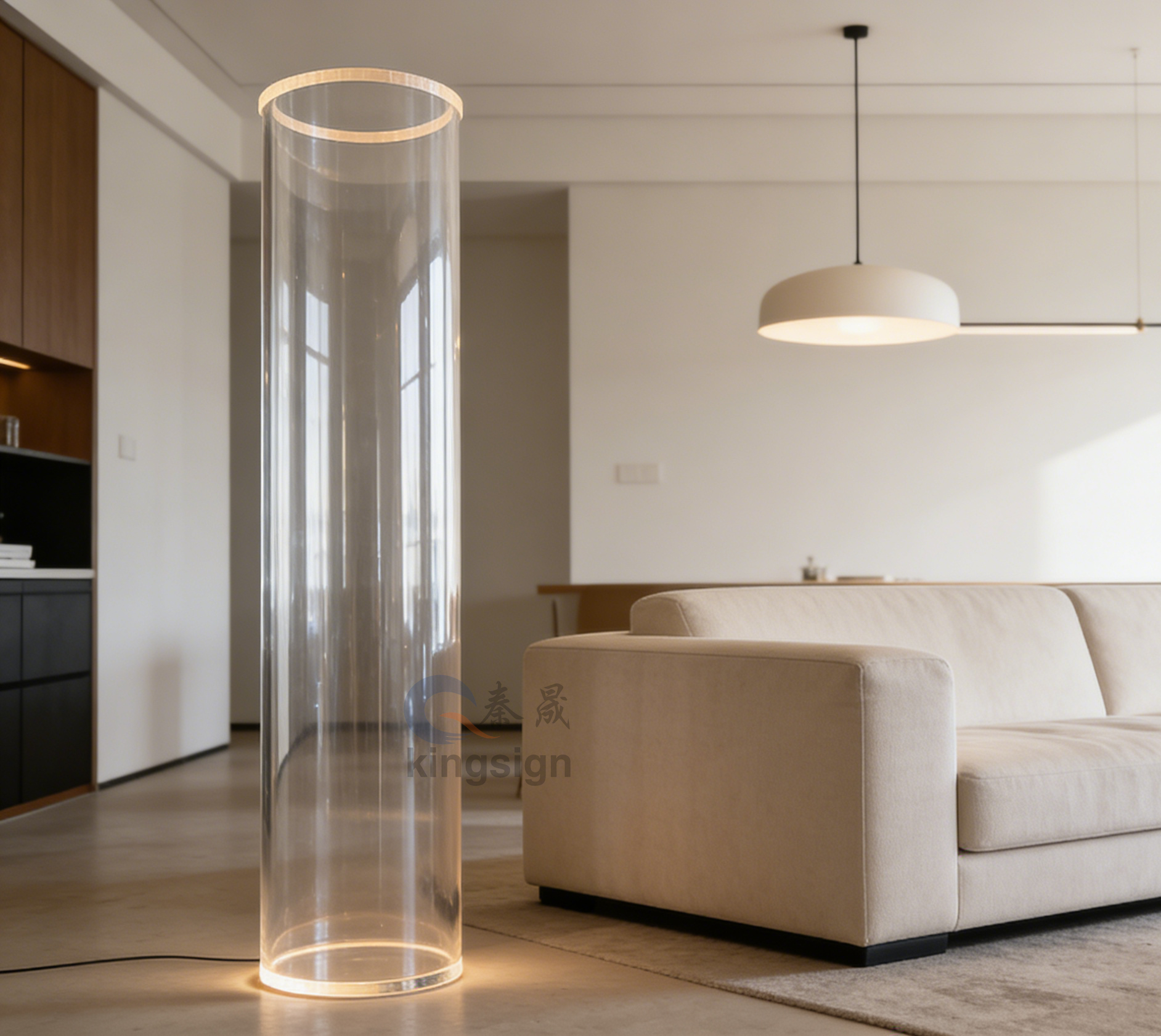 உலகளாவிய தொழில்துறை மற்றும் வடிவமைப்பு தீர்வுகளுக்கான கிங்சைன் அக்ரிலிக் குழாய்கள்